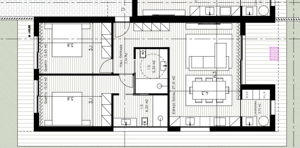 Apartamento T2 para Venda em Vila Nova de Anha Planta 1