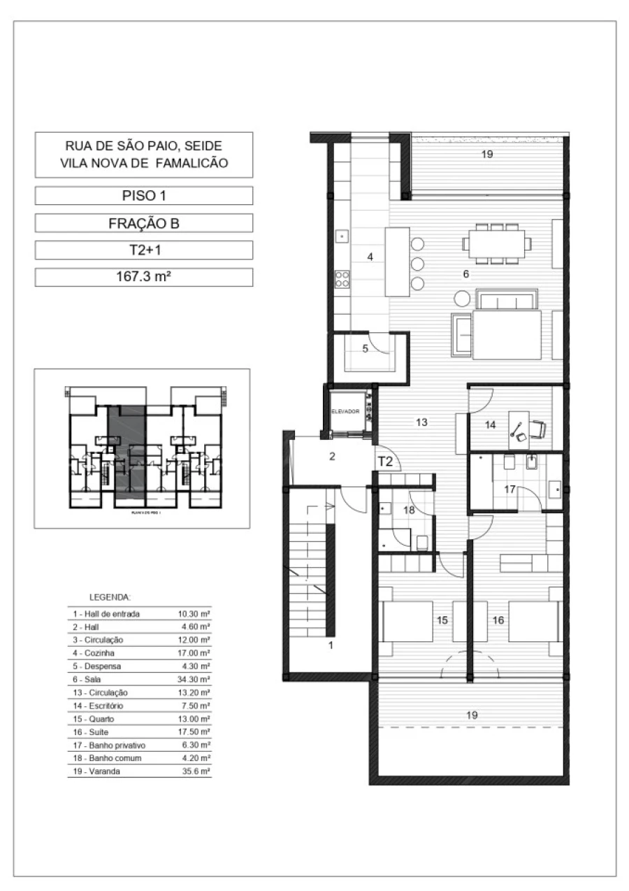 Apartamento T2 para Venda em Seide Foto 14