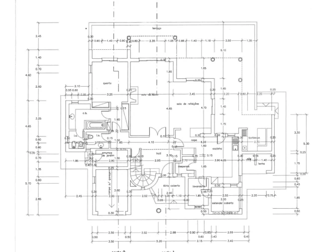 Moradia T4 para Venda em Luz Planta 1