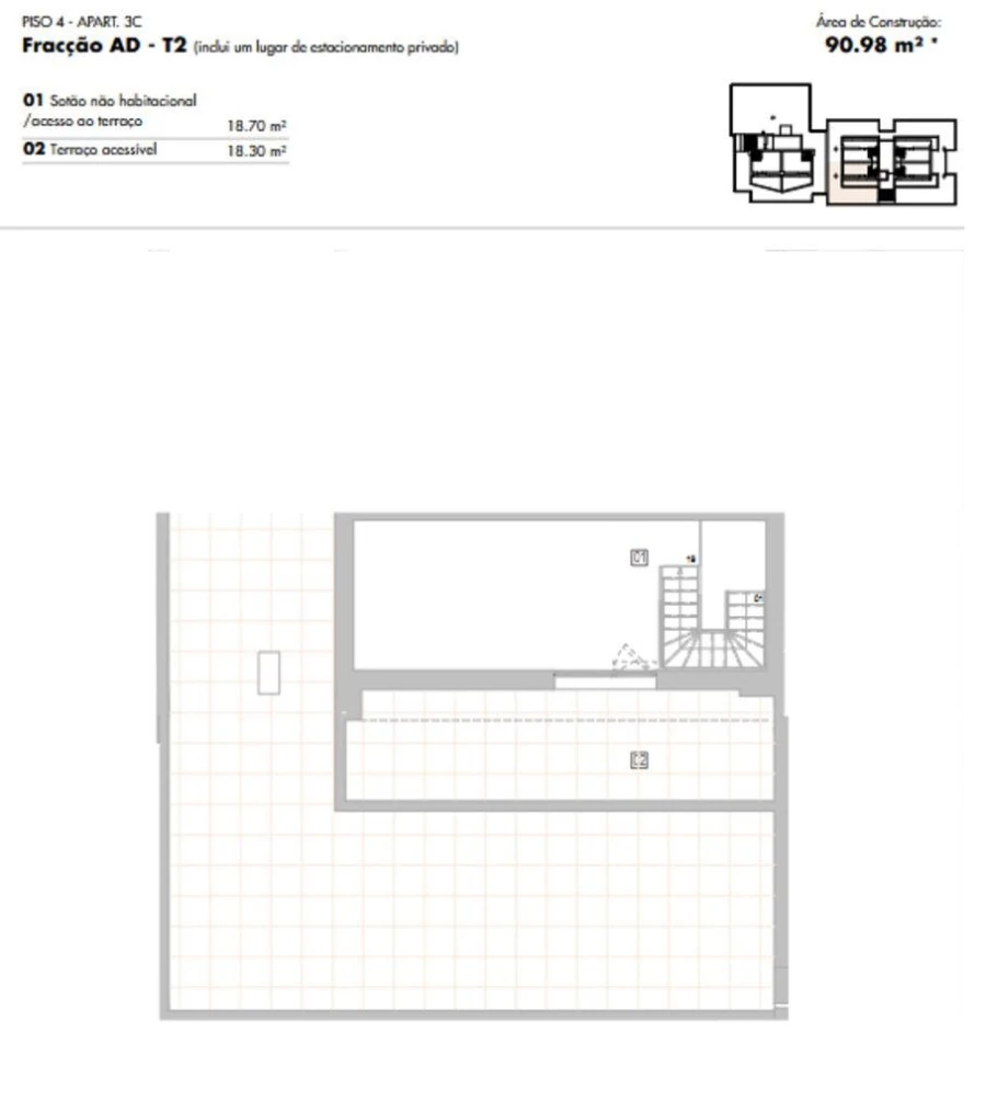 Apartamento T2 para Venda em Lagos (São Sebastião e Santa Maria) Foto 13