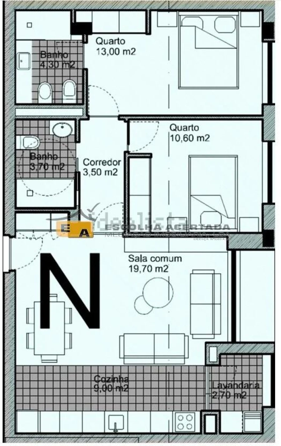Apartamento T2 para Venda em Ermesinde Foto 13
