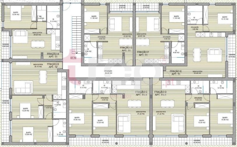 Apartamento T1 para Venda em Manhente Foto 10