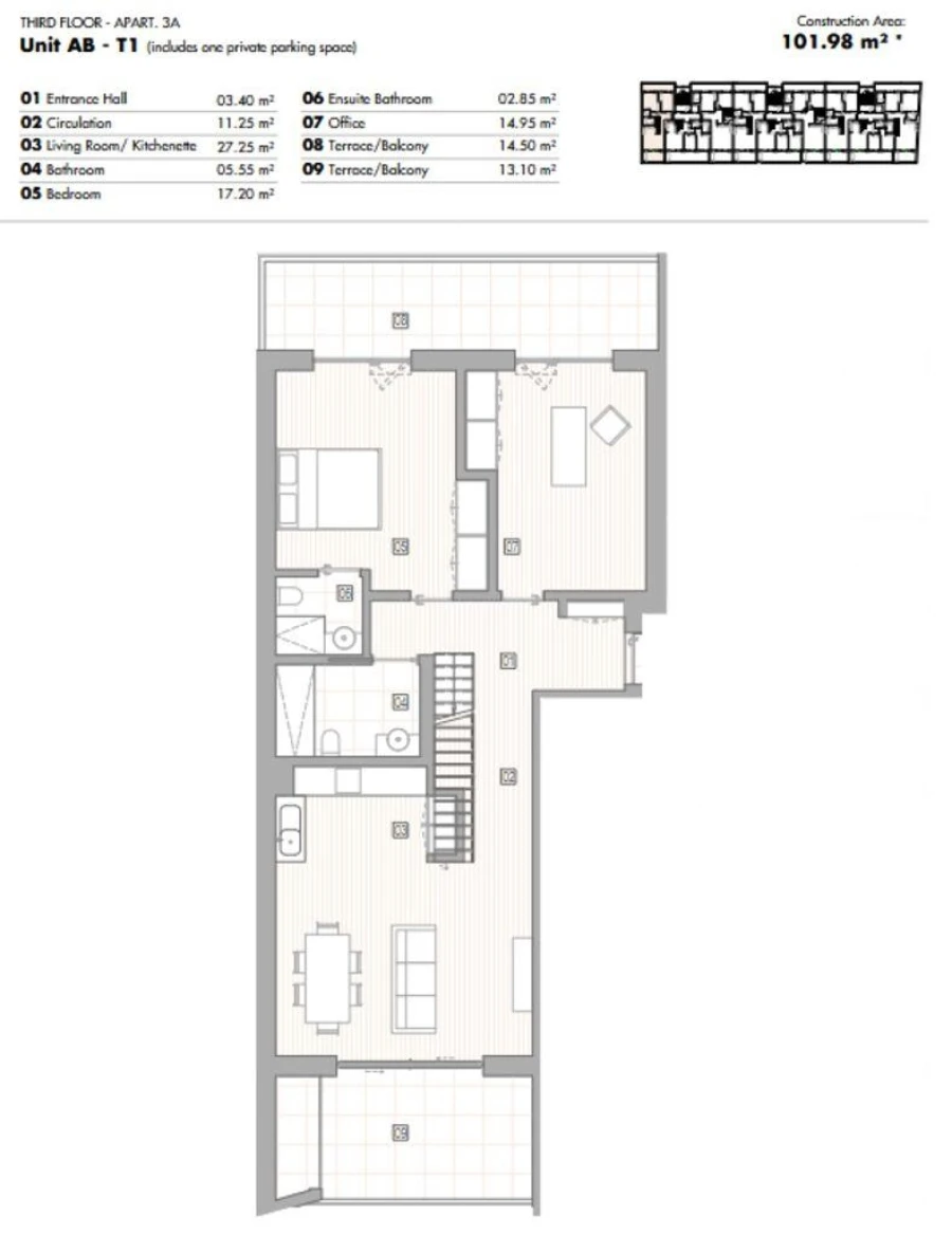 Apartamento T2 para Venda em Lagos (São Sebastião e Santa Maria) Foto 12