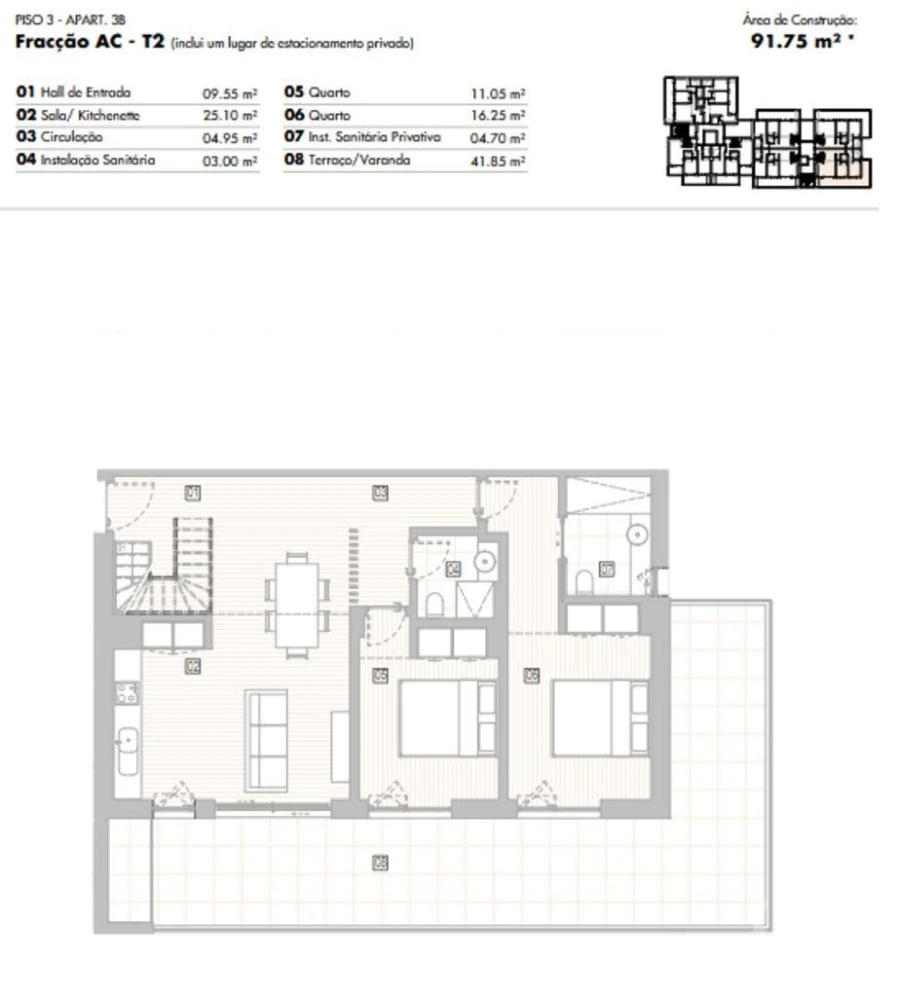 Apartamento T2 para Venda em Lagos (São Sebastião e Santa Maria) Foto 12