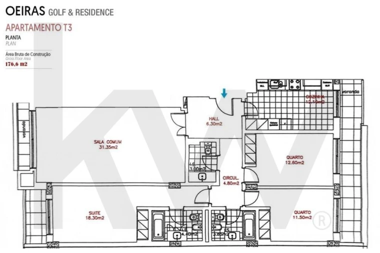 Apartamento T3 para Arrendamento em Barcarena Foto 30