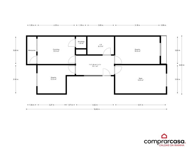 Apartamento T2 para Venda em Caldas da Rainha - Santo Onofre e Serra do Bouro Foto 22
