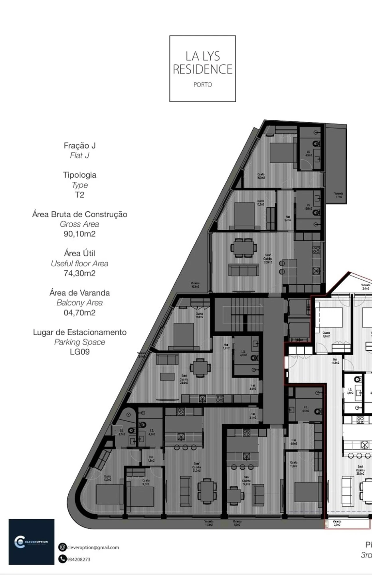 Apartamento T2 para Venda em Paranhos Foto 9