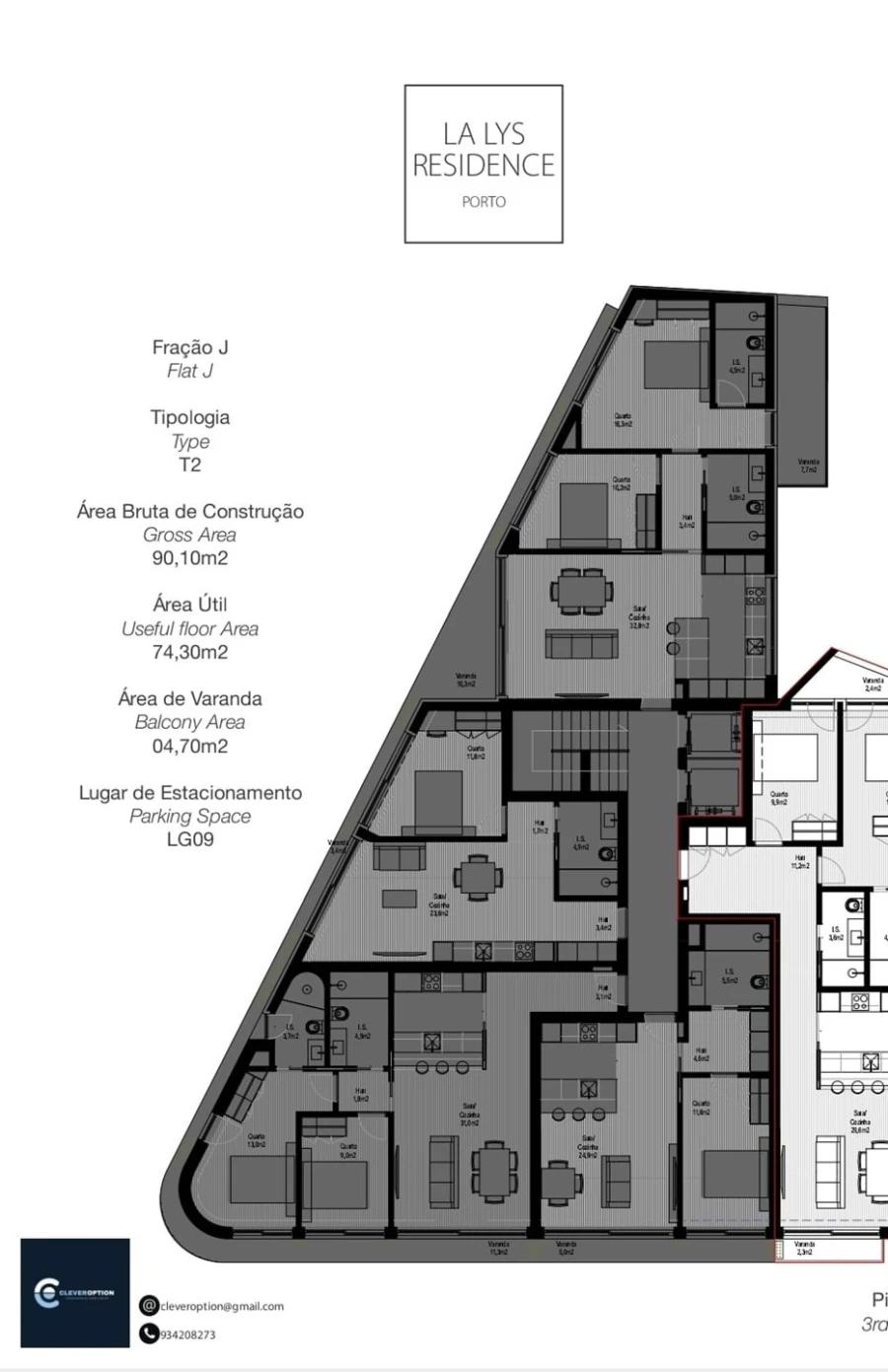 Apartamento T2 para Venda em Paranhos Foto 9