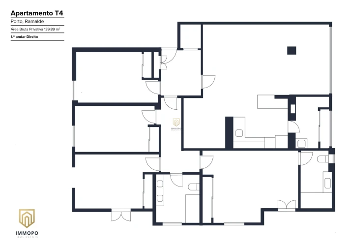 Apartamento T4 para Venda em Ramalde Foto 31