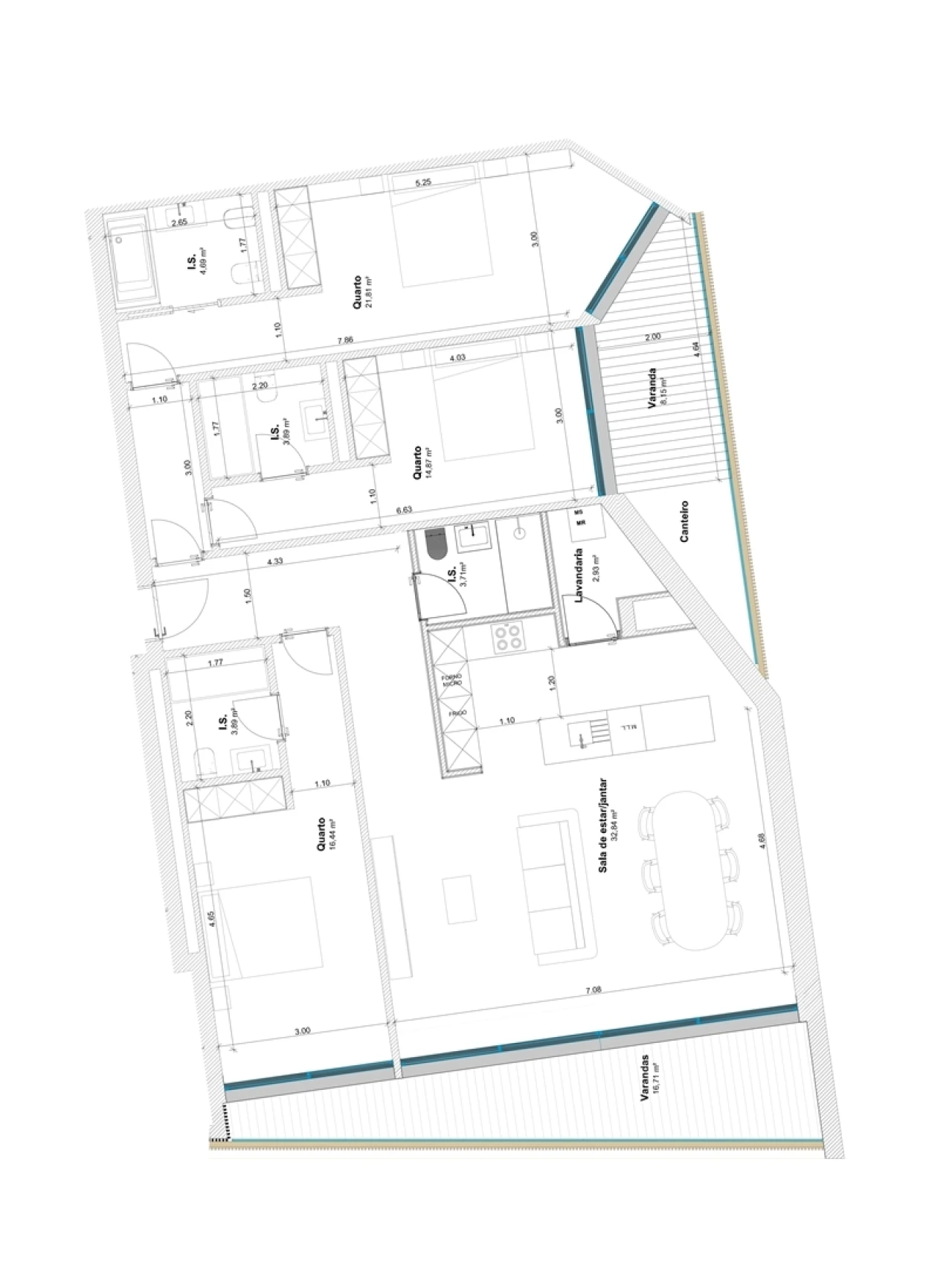 Apartamento T3 para Venda em Olhão Foto 18