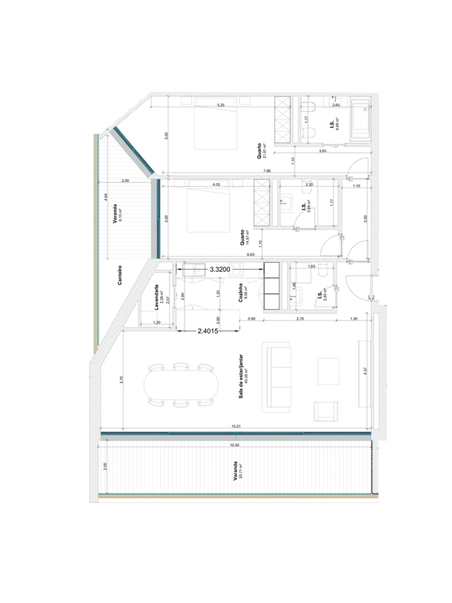 Apartamento T2 para Venda em Olhão Foto 19