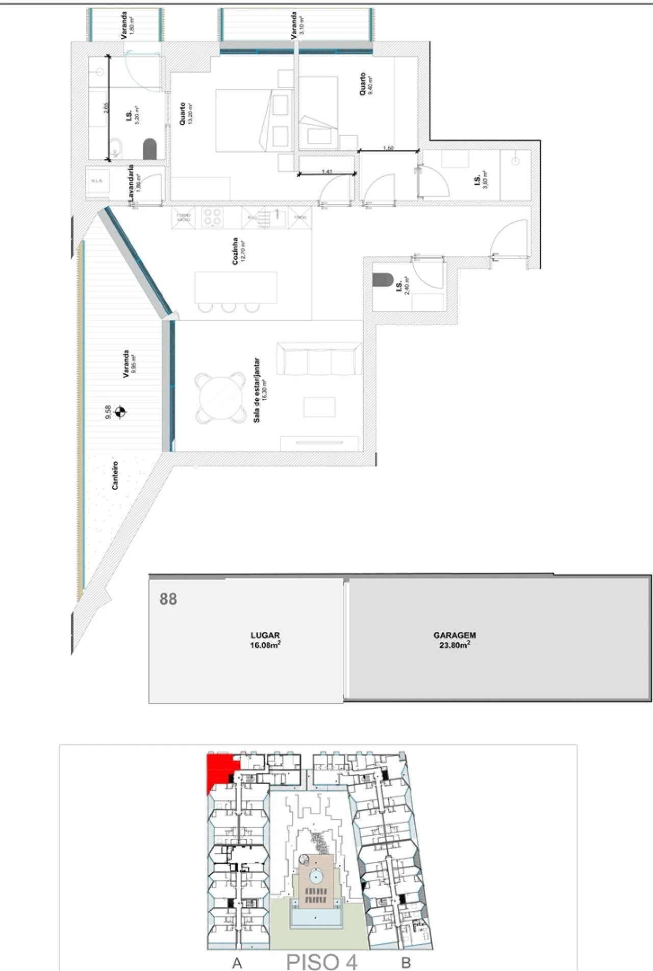 Apartamento T2 para Venda em Olhão Foto 16