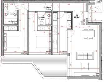 Apartamento T2 para Venda em Santo Antonio dos Olivais