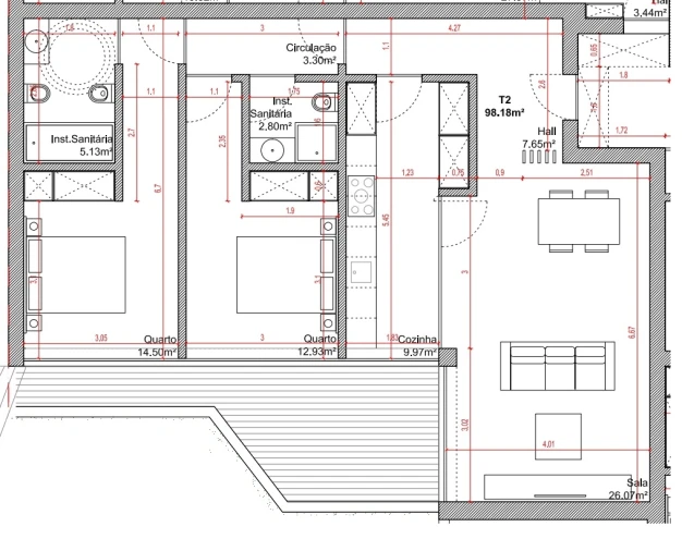 Apartamento T2 para Venda em Santo Antonio dos Olivais Foto 24