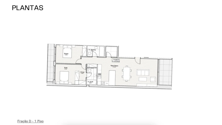 Apartamento T2 para Venda em Areias, Sequeirô, Lama e Palmeira Foto 10