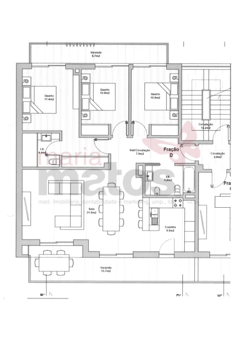 Apartamento T3 para Venda em Atouguia da Baleia