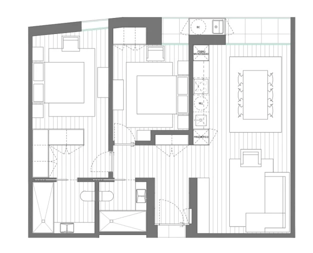 Apartamento T2 para Venda em Santa Joana Planta 1