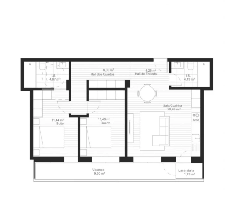 Apartamento T2 para Venda em Esgueira Foto 19