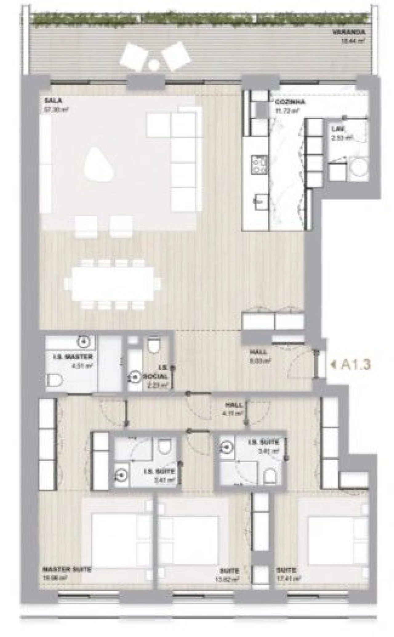 Apartamento T3 para Venda em Aldoar, Foz do Douro e Nevogilde Foto 18