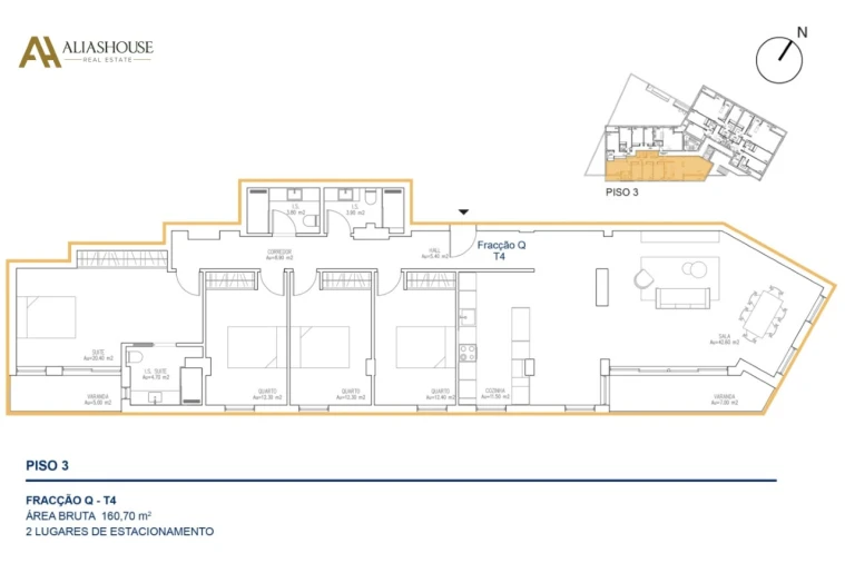 Apartamento T4 para Venda em Atouguia da Baleia Planta 1