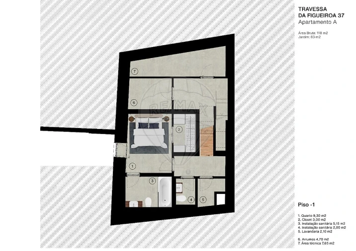 Apartamento T2 para Venda em Cedofeita, Santo Ildefonso, Sé, Miragaia, São Nicolau e Vitória Foto 30