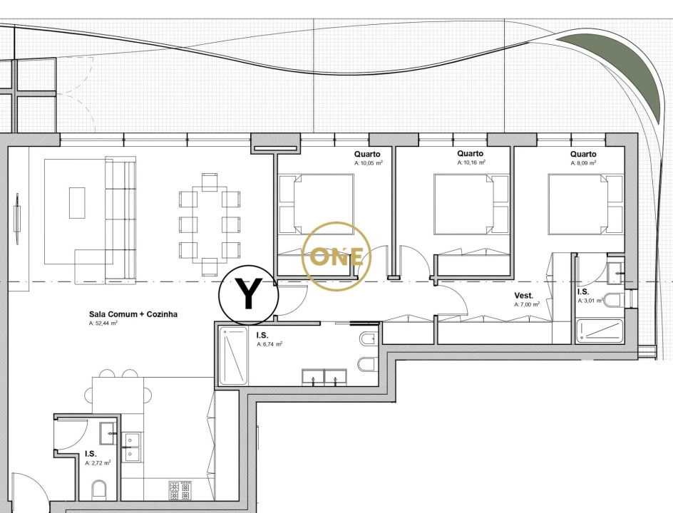 Apartamento T3 para Venda em Nogueira, Fraião e Lamaçães Foto 4