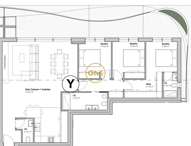 Apartamento T3 para Venda em Nogueira, Fraião e Lamaçães Foto 4