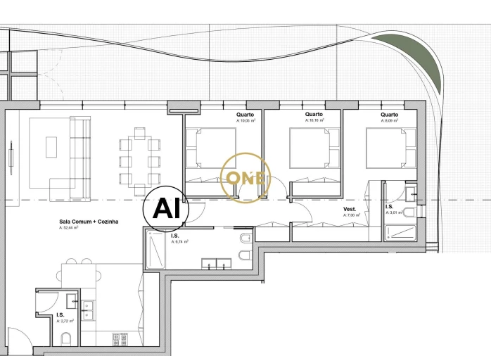 Apartamento T3 para Venda em Nogueira, Fraião e Lamaçães Foto 4