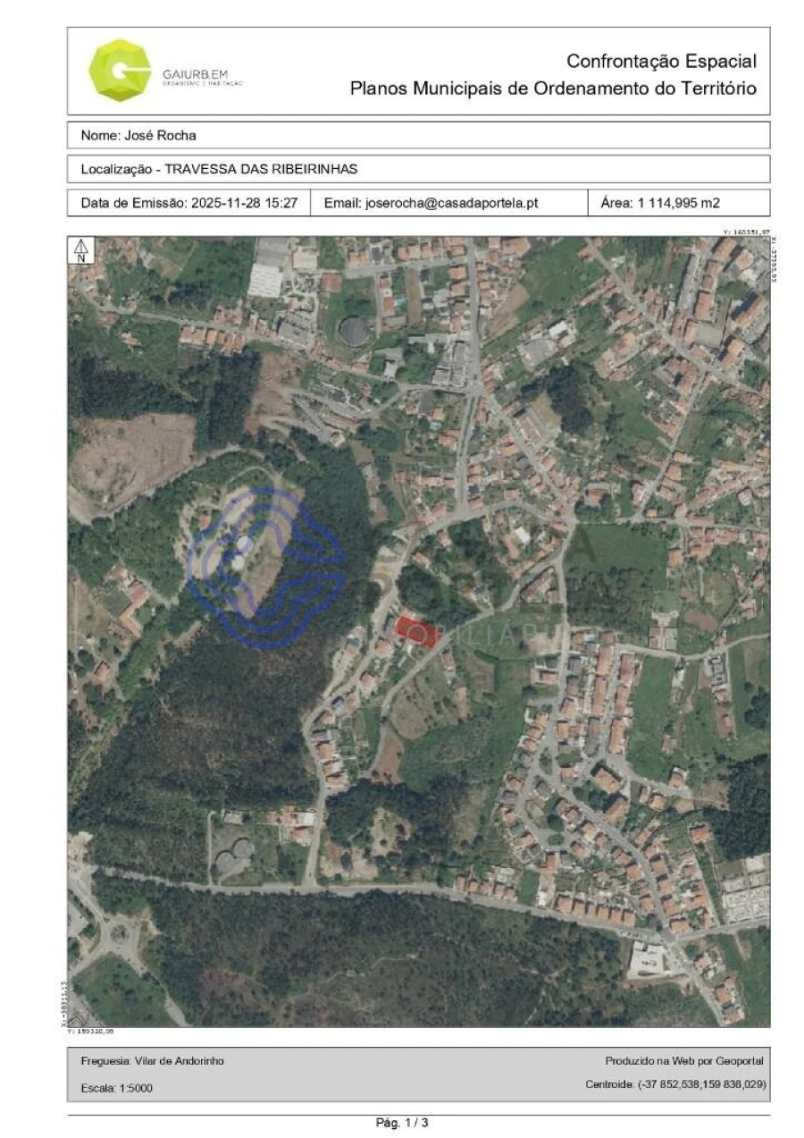 Terreno para Venda em Vilar de Andorinho Foto 12