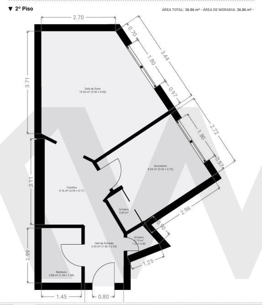 Apartamento T1 para Arrendamento em Laranjeiro e Feijó Foto 30