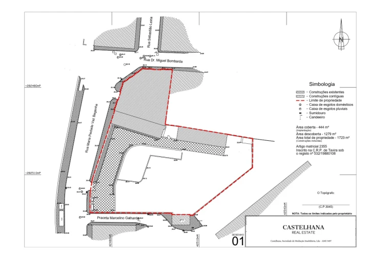 Moradia T7 para Venda em Tavira (Santa Maria e Santiago) Planta 1