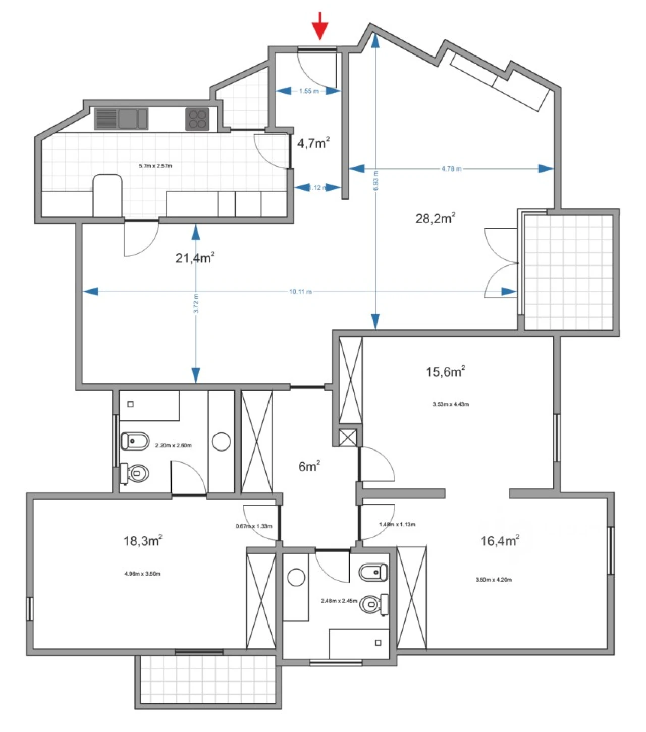 Apartamento T3 para Arrendamento em Cascais e Estoril Foto 37