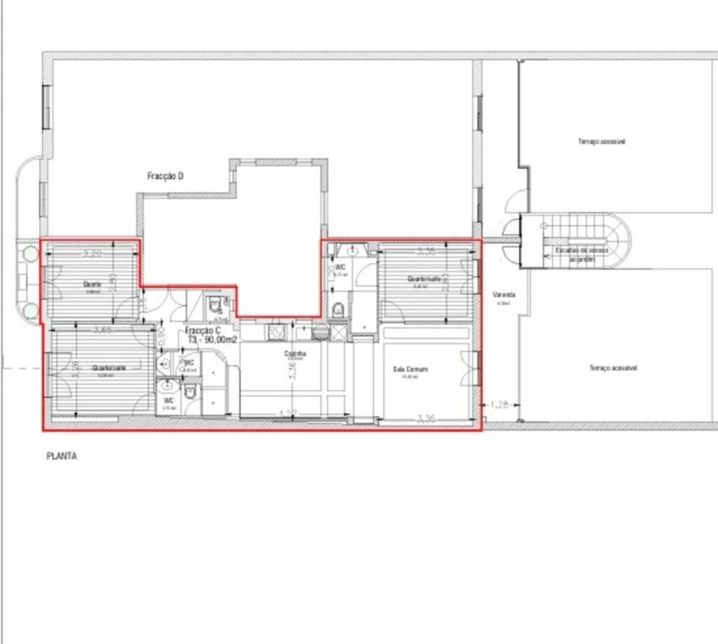 Apartamento T3 para Venda em Cedofeita, Santo Ildefonso, Sé, Miragaia, São Nicolau e Vitória Foto 33