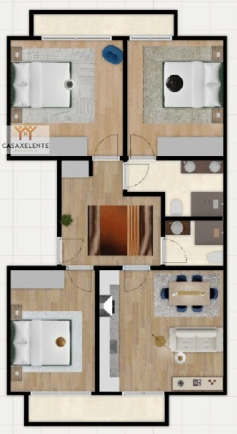 Apartamento T3 para Venda em Benfica Foto 1