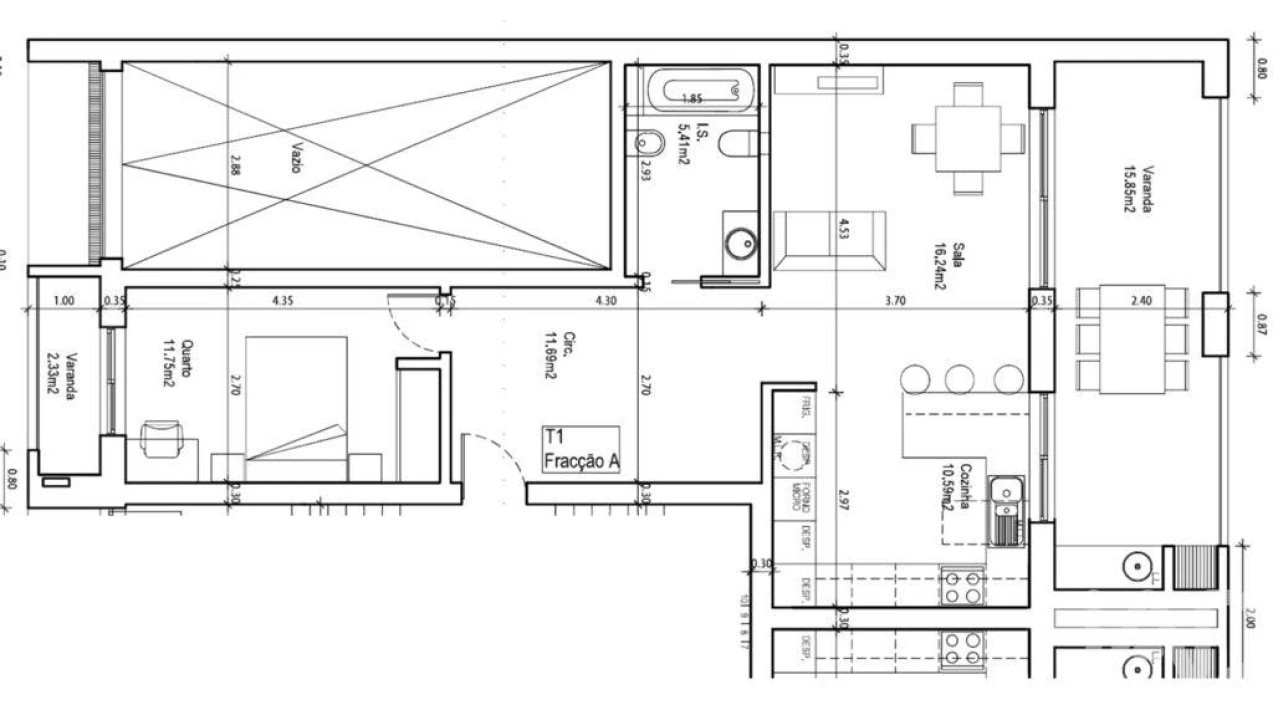 Apartamento T1 para Venda em Corroios Foto 6