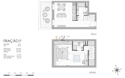 Apartamento T1 para Venda em Bonfim