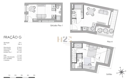 Apartamento T1 para Venda em Bonfim