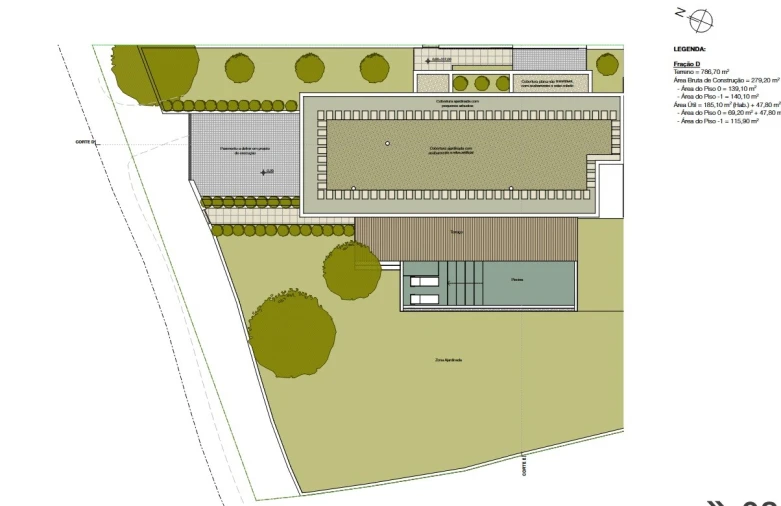 Moradia T3 para Venda em São Brás de Alportel Planta 1
