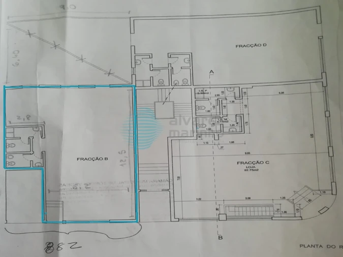 Loja para Arrendamento em Silveira Planta 1