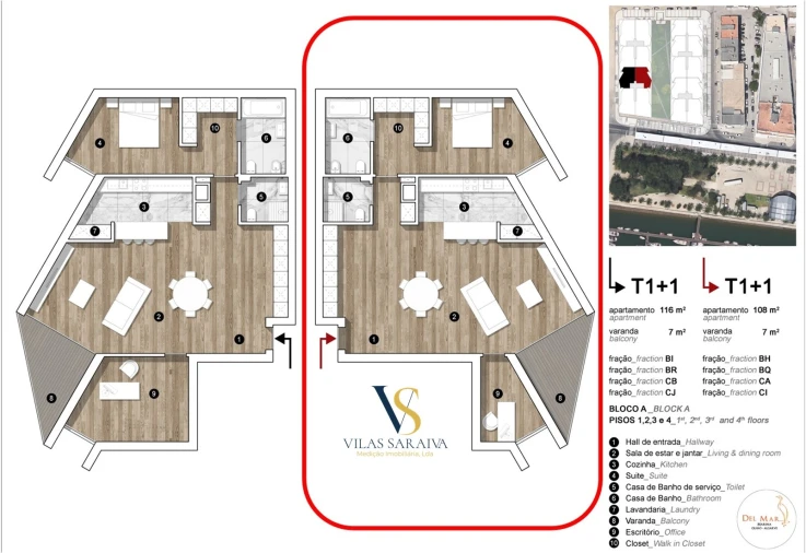 Apartamento T1 para Venda em Olhão Foto 40