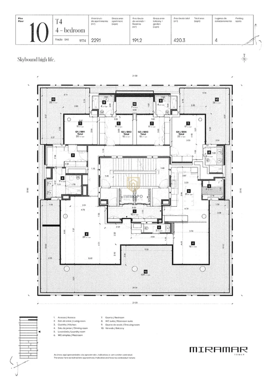Apartamento T4 para Arrendamento em Lordelo do Ouro e Massarelos Foto 43