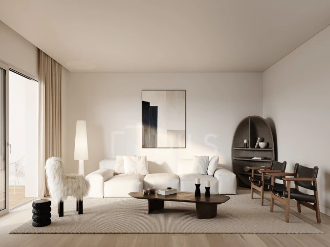 Apartamento T4 para Venda em Carcavelos e Parede Foto 3