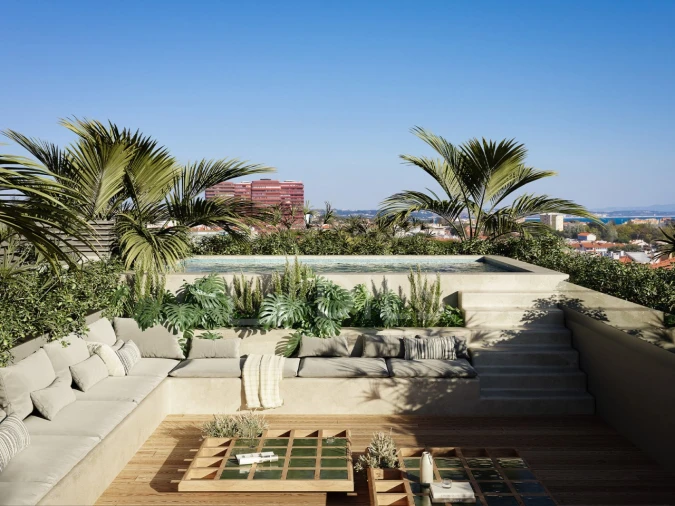 Apartamento T4 para Venda em Carcavelos e Parede Foto 10