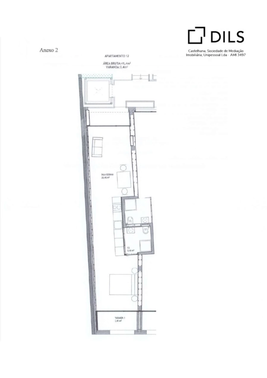 Apartamento para Venda em Matosinhos e Leça da Palmeira Planta 1
