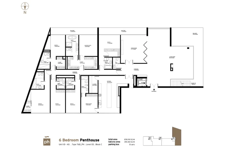Apartamento T7 para Venda em Misericórdia Planta 1