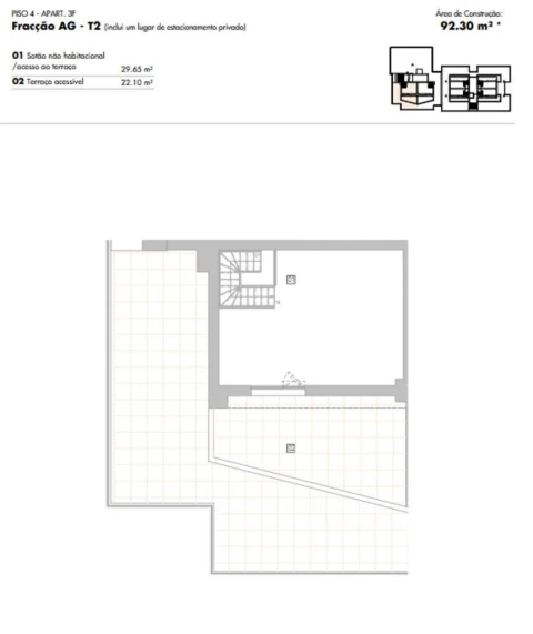 Apartamento T2 para Venda em Lagos (São Sebastião e Santa Maria)