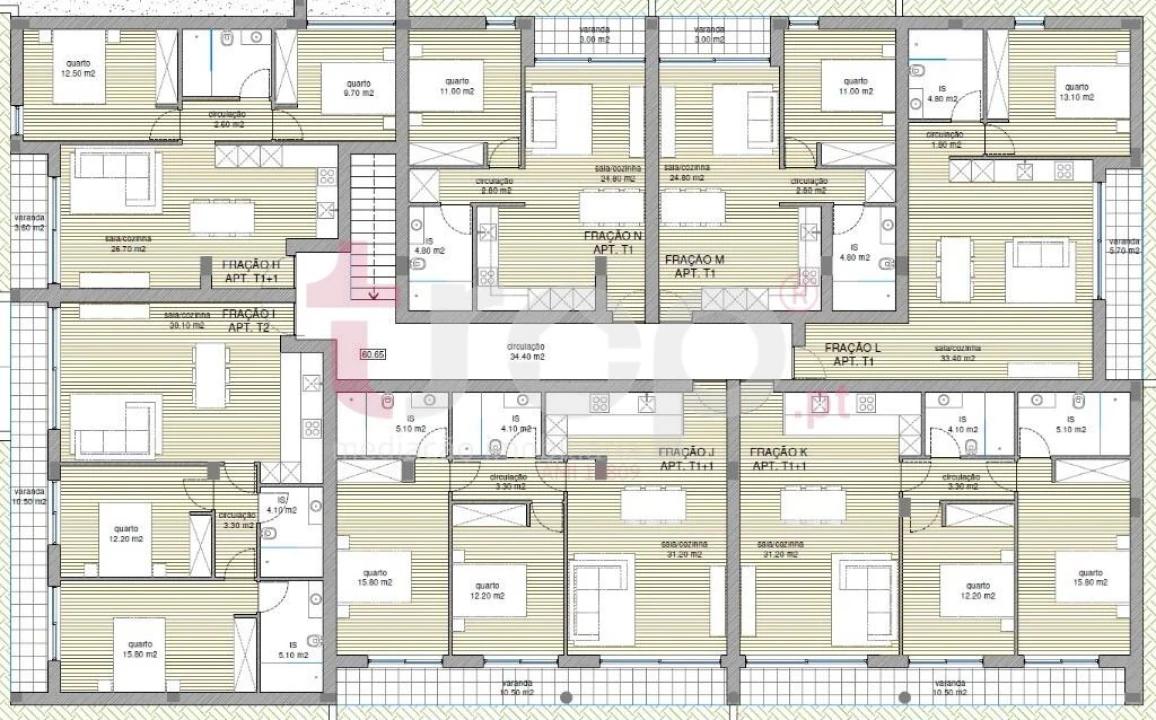 Apartamento T1 para Venda em Manhente Foto 9