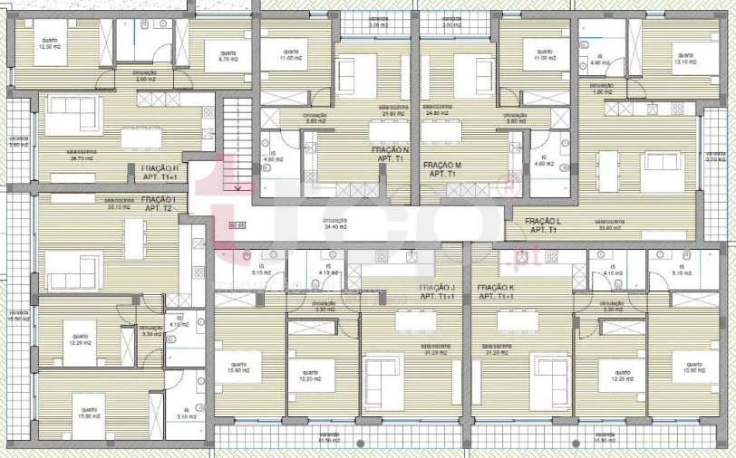 Apartamento T1 para Venda em Manhente Foto 9