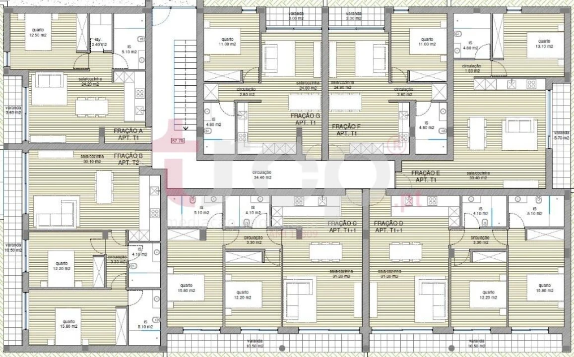 Apartamento T1 para Venda em Manhente Foto 10