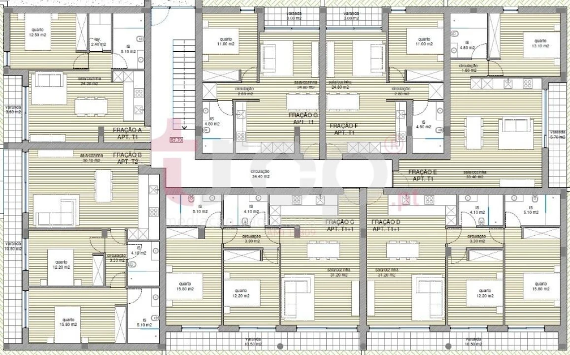 Apartamento T2 para Venda em Manhente Foto 10